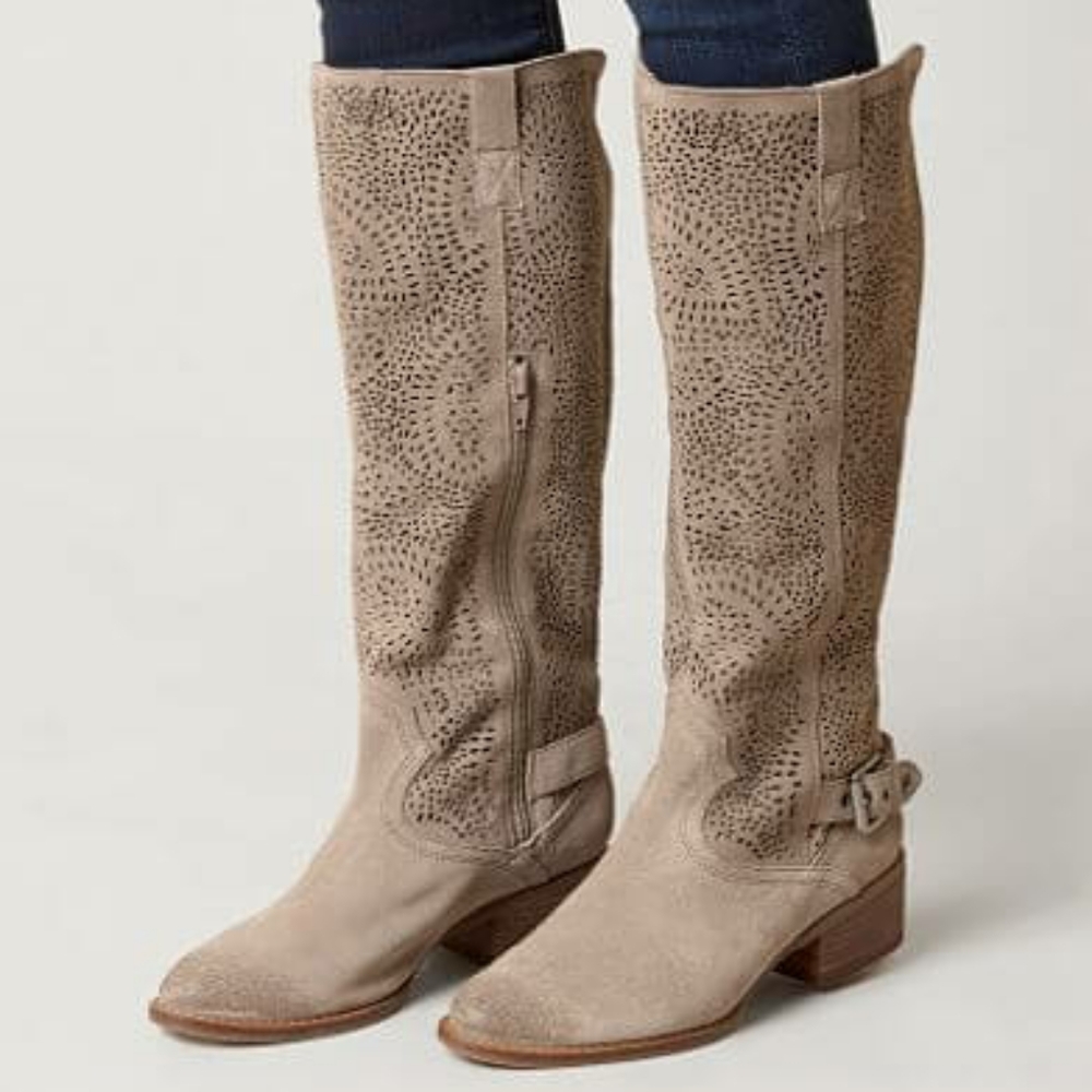 Suede knee high boots by Naughty Monkey size 8